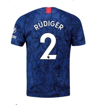 Camiseta primera equipacion Antonio Rudiger Chelsea 2020