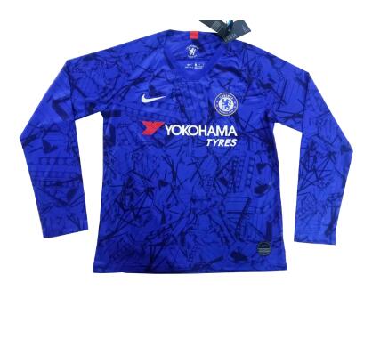camiseta primera equipacion del Chelsea 2020 manga larga