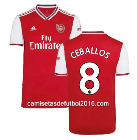 camiseta Ceballos primera equipacion Arsenal 2020