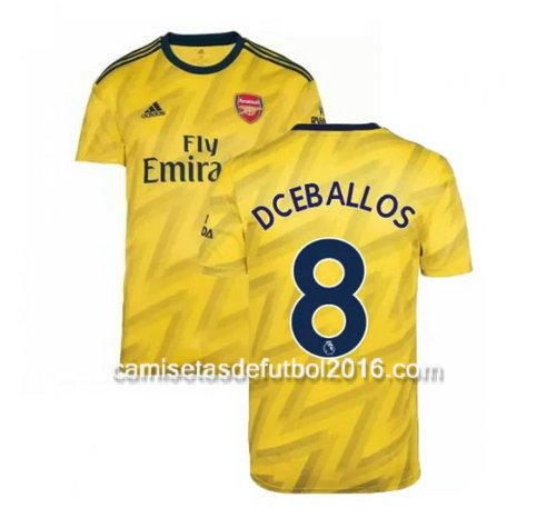 camiseta D Ceballos segunda equipacion Arsenal 2020