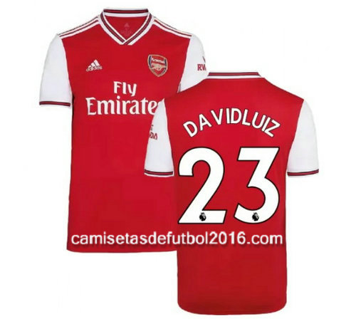 camiseta David Luiz primera equipacion Arsenal 2020