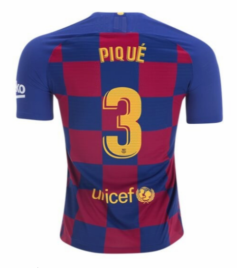 camiseta Gerard Pique Barcelona 2020 primera equipacion
