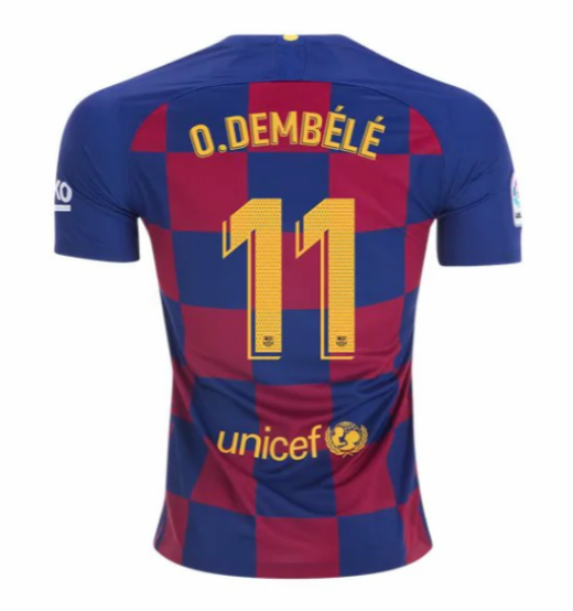 camiseta Ousmane Dembele Barcelona 2020 primera equipacion