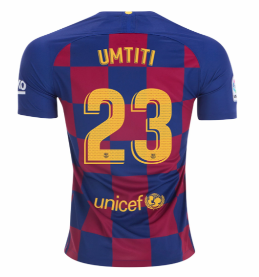 camiseta Samuel Umtiti Barcelona 2020 primera equipacion
