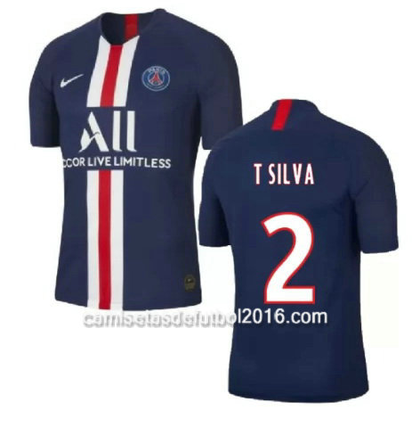camiseta T silva primera equipacion PSG 2020