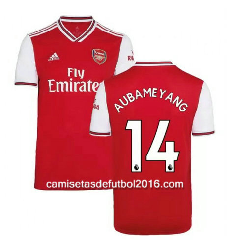 camiseta aubameyang primera equipacion Arsenal 2020