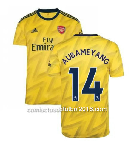 camiseta aubameyang segunda equipacion Arsenal 2020