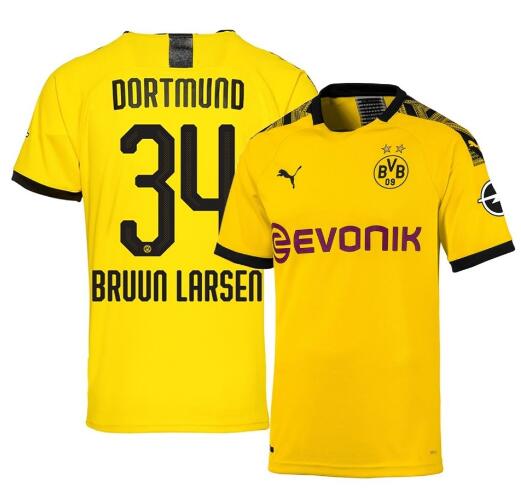 camiseta bruun larsen Dortmund primera equipacion 2020