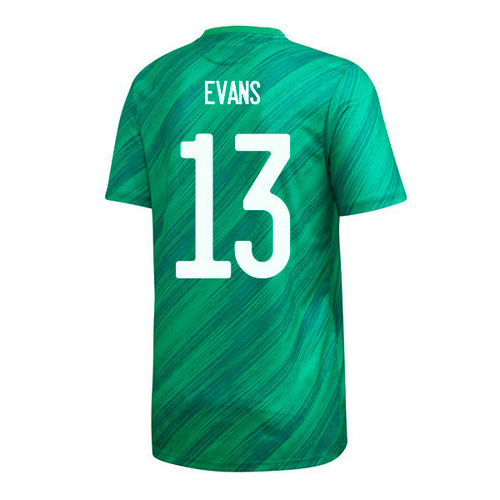 camiseta evans 13 primera equipacion Irlanda Del Norte 2020-2021