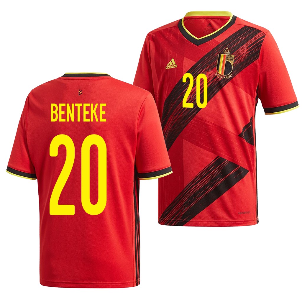 camiseta christian benteke primera equipacion de Belgica 2020