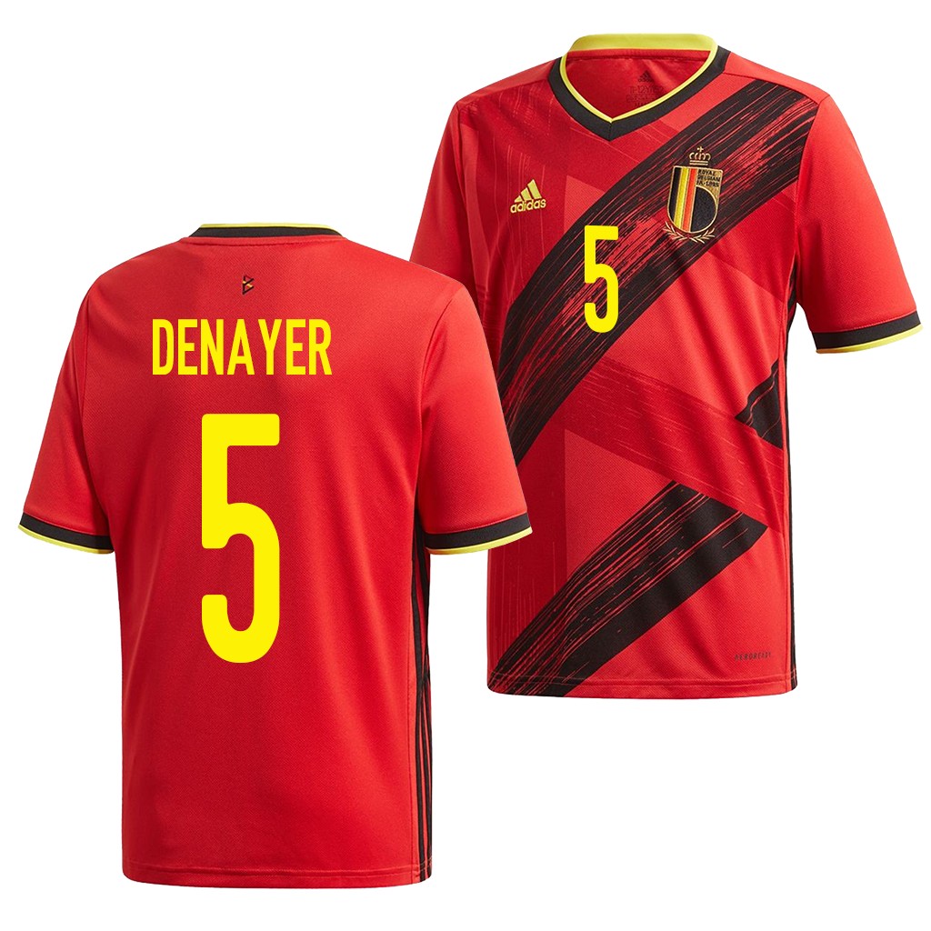 camiseta jason denayer primera equipacion de Belgica 2020