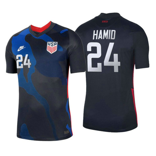 camiseta futbol Estados Unidos bill hamid 2020-2021 segunda equipacion