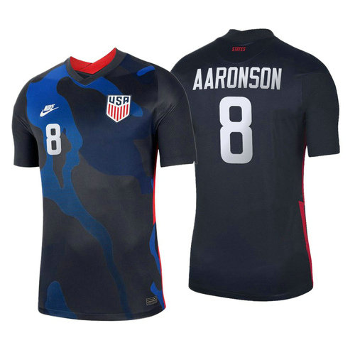 camiseta futbol Estados Unidos brenden aaronson 2020-2021 segunda equipacion