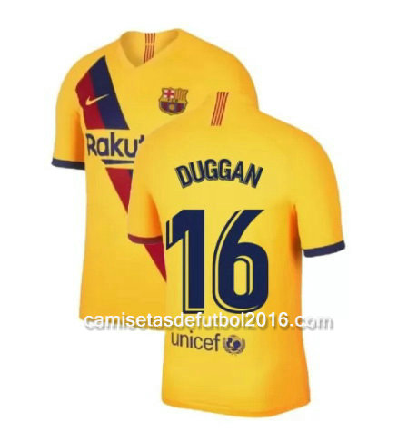 camiseta futbol duggan Barcelona 2020 segunda equipacion