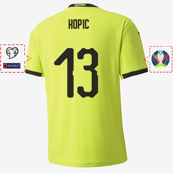 camiseta segunda equipacion jan kopic Czech Republic 2021