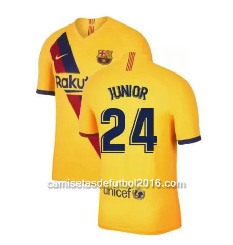 camiseta futbol junior Barcelona 2020 segunda equipacion