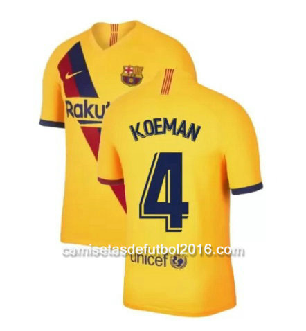 camiseta futbol koeman Barcelona 2020 segunda equipacion