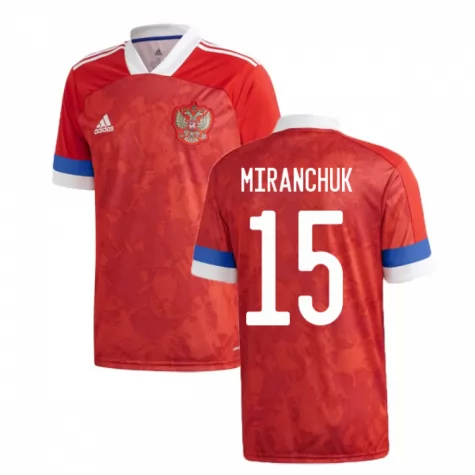 camiseta primera equipacion miranchuk Rusia 2020