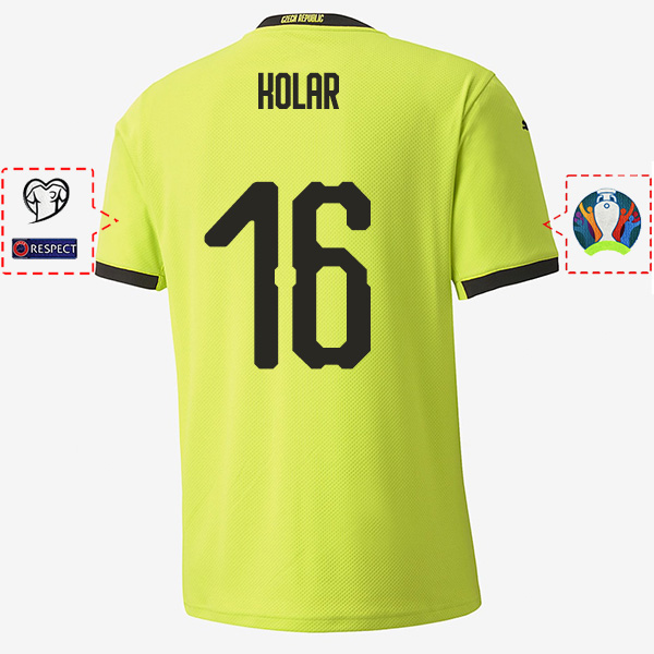 camiseta segunda equipacion ondrej kolar Czech Republic 2021