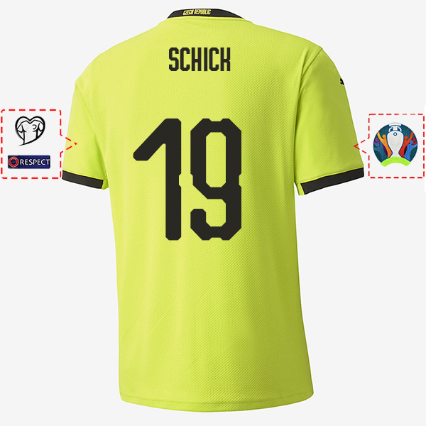 camiseta segunda equipacion patrik schick Czech Republic 2021