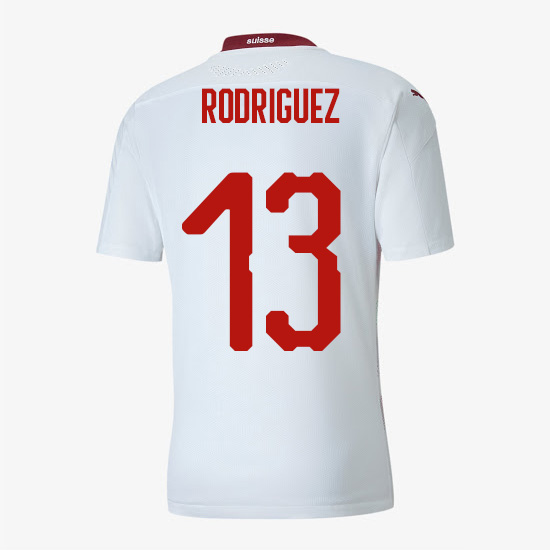 camiseta segunda equipacion ricardo rodriguez Suiza 2020-21