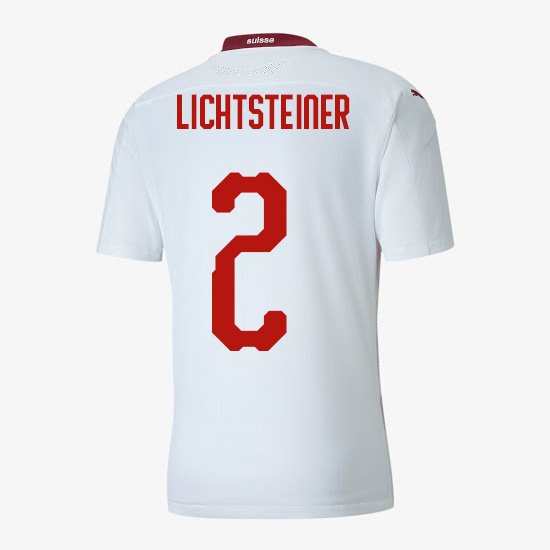 camiseta segunda equipacion stephan lichtsteiner Suiza 2020-21