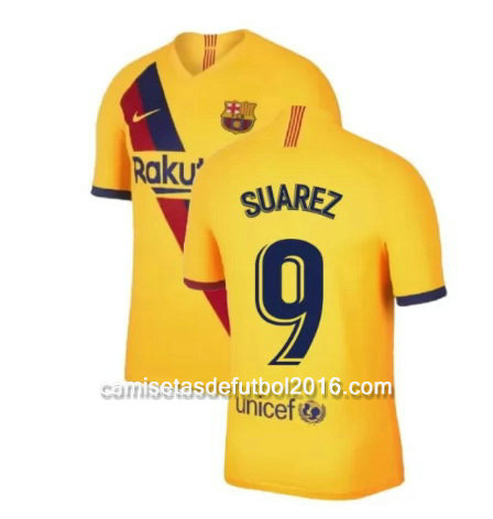 camiseta futbol suarez Barcelona 2020 segunda equipacion