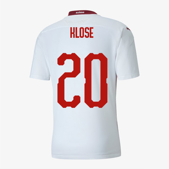 camiseta segunda equipacion timm klose Suiza 2020-21