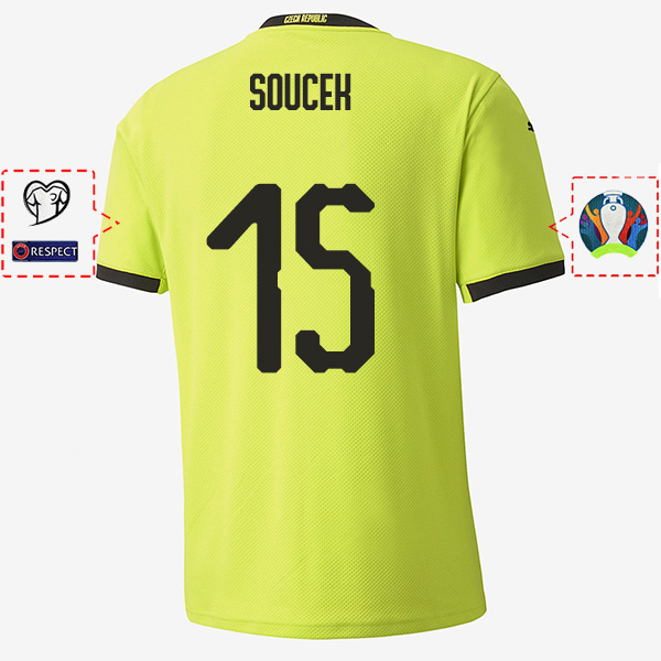 camiseta segunda equipacion tomas soucek Czech Republic 2021