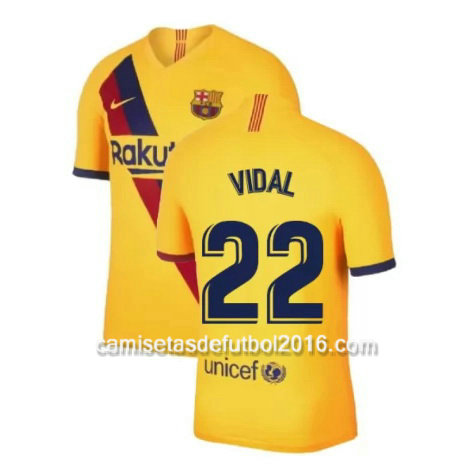 camiseta futbol vidal Barcelona 2020 segunda equipacion