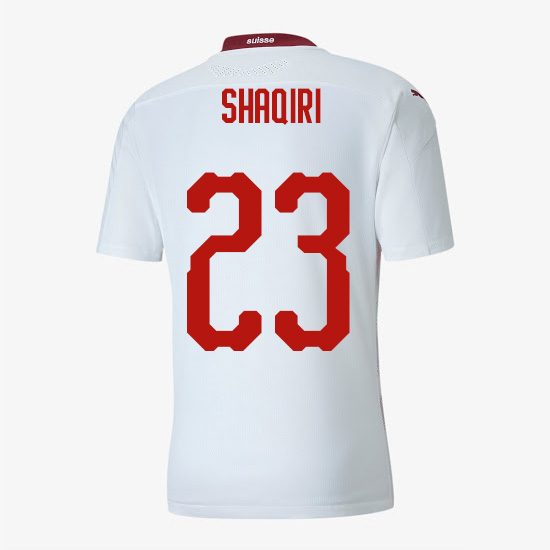 camiseta segunda equipacion xherdan shaqiri Suiza 2020-21