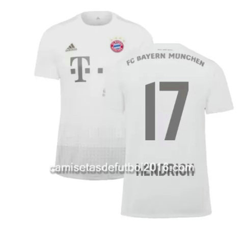 camiseta hendrich bayern munich 2020 segunda equipacion