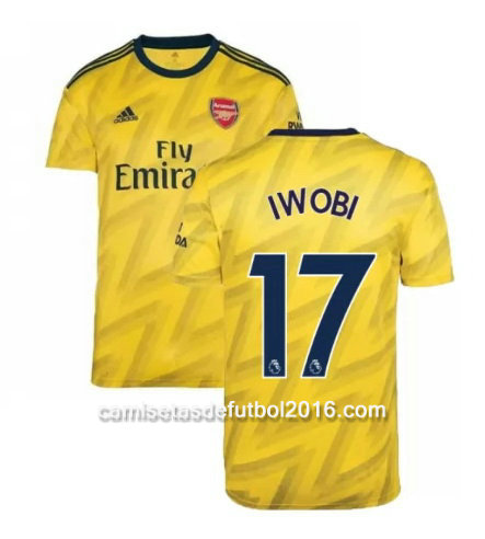 camiseta iwobi segunda equipacion Arsenal 2020