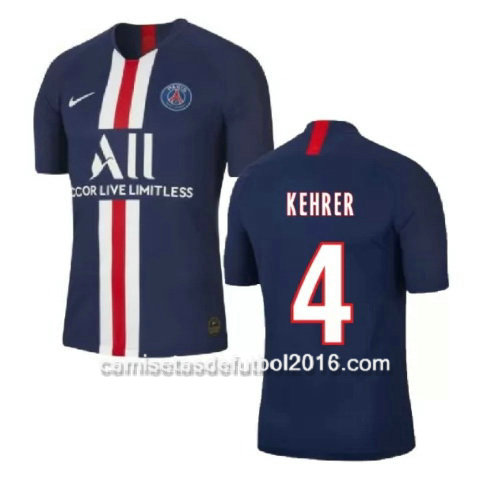 camiseta kehrer primera equipacion PSG 2020