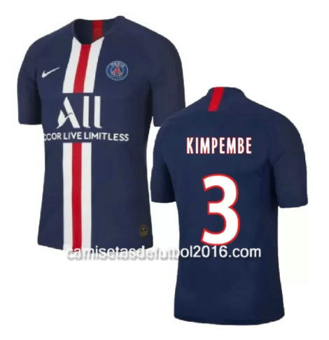 camiseta kimpembe primera equipacion PSG 2020