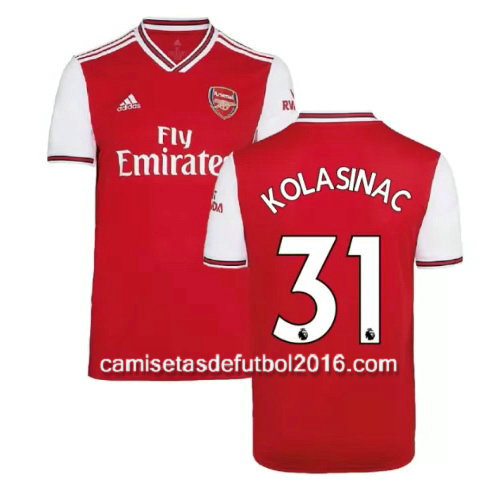 camiseta kolasinac primera equipacion Arsenal 2020