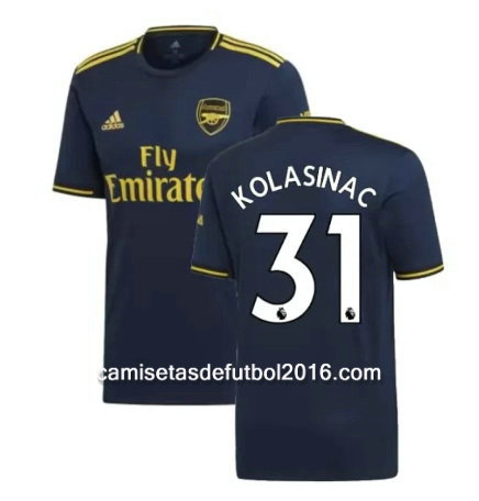 camiseta kolasinac tercera equipacion Arsenal 2020