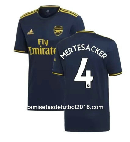 camiseta mertesacker tercera equipacion Arsenal 2020