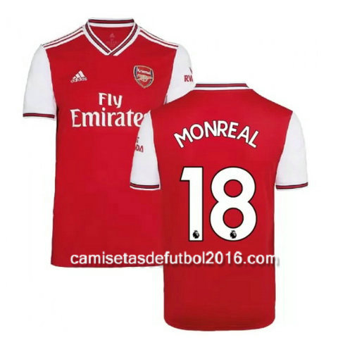 camiseta monreal primera equipacion Arsenal 2020