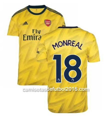 camiseta monreal segunda equipacion Arsenal 2020