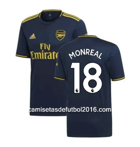 camiseta monreal tercera equipacion Arsenal 2020