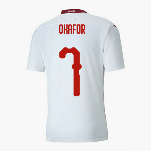 camiseta okafor 7 segunda equipacion Serbia 2020-2021