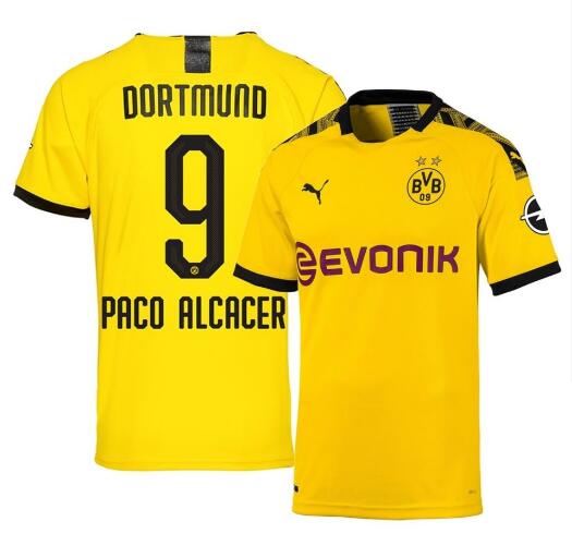 camiseta paco alcacer Dortmund primera equipacion 2020