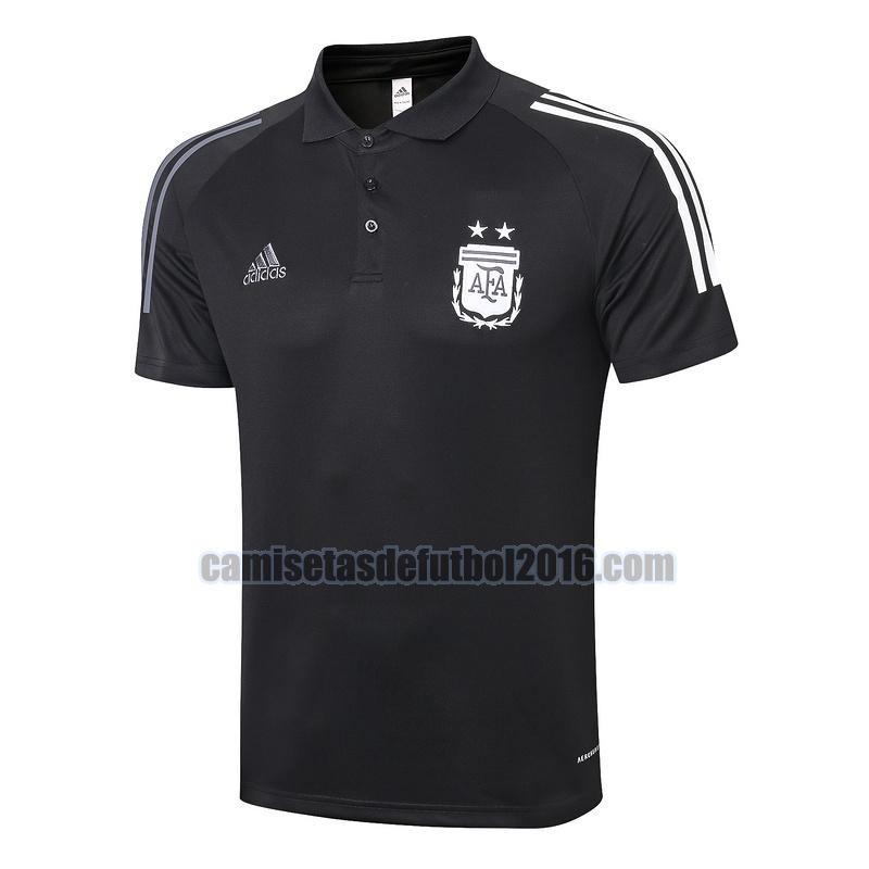 camiseta polo argentina 2020-2021 negro