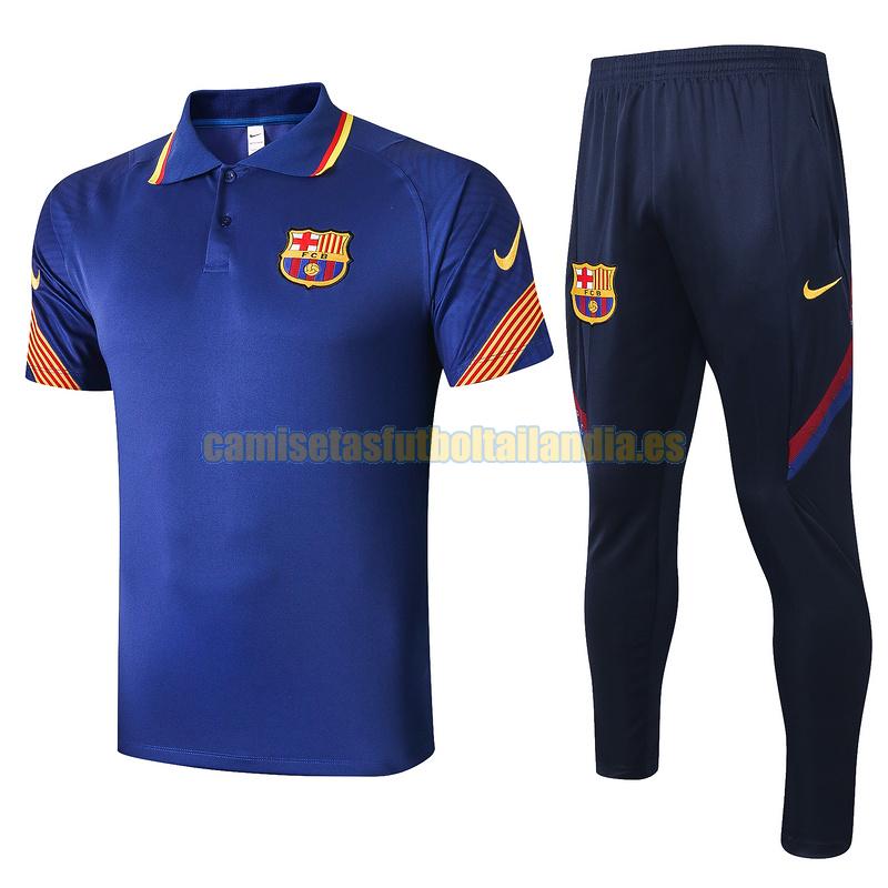 camiseta polo barcelona 2020-2021 azul