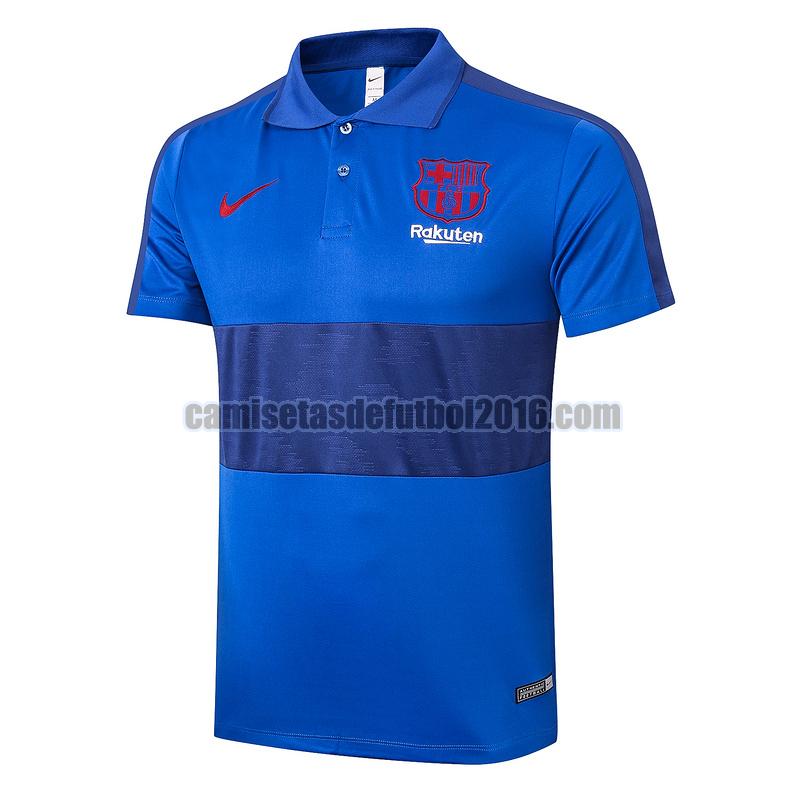 camiseta polo barcelona 2020-2021 azul claro
