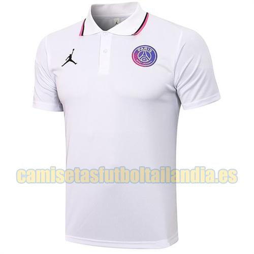 camiseta polo blanco paris saint germain 2021-2022