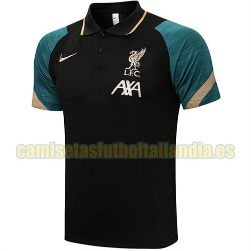 camiseta polo negro liverpool 2021-2022