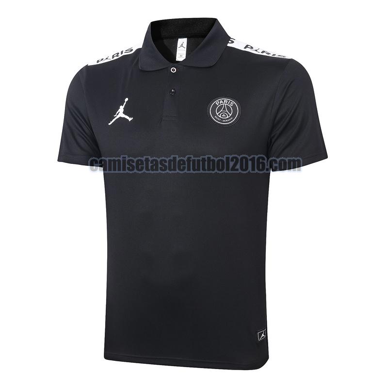 camiseta polo paris saint germain 2020-2021 blanco (negro)