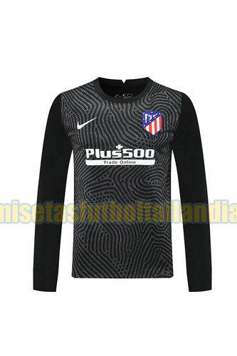 camiseta portero atletico madrid 2020-2021 negro manga larga